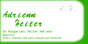 adrienn heiter business card